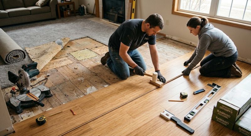 Bamboo Flooring Installation in Cranston, RI
