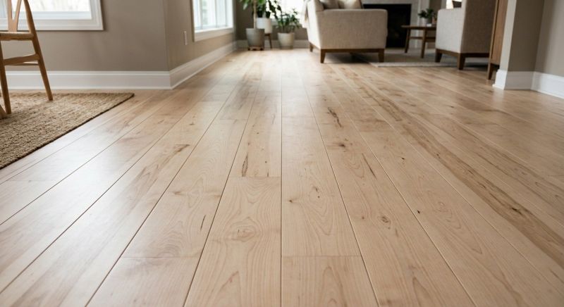 Birch Floor Installation in Cranston, RI