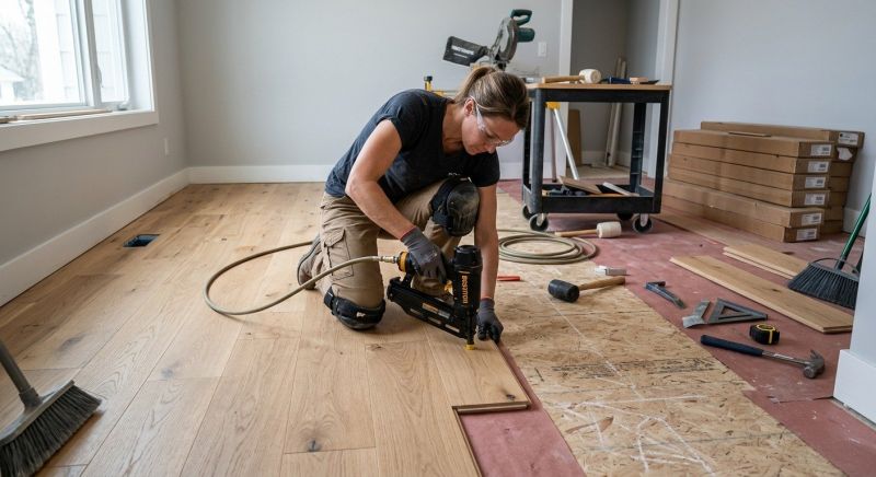 Hardwood Floor Installation in Narragansett, RI