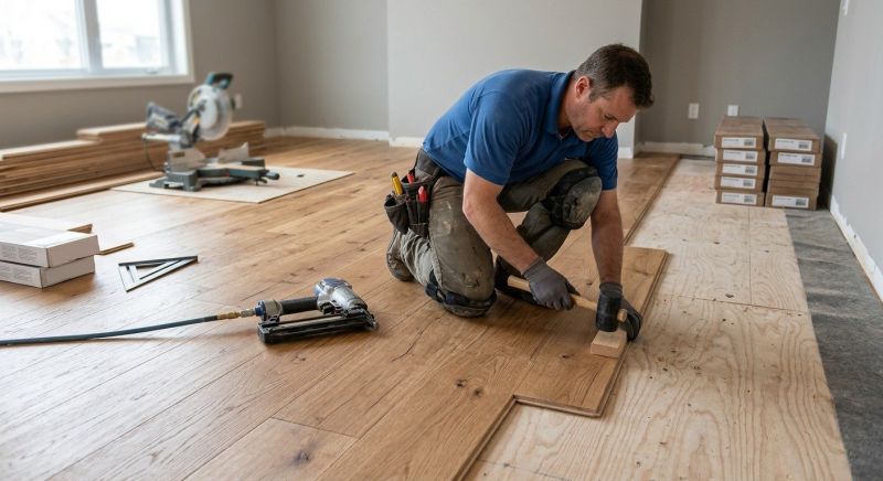 Hardwood Floor Installation in Plainville, MA