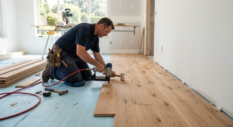 Hardwood Floor Installation in Raynham, MA