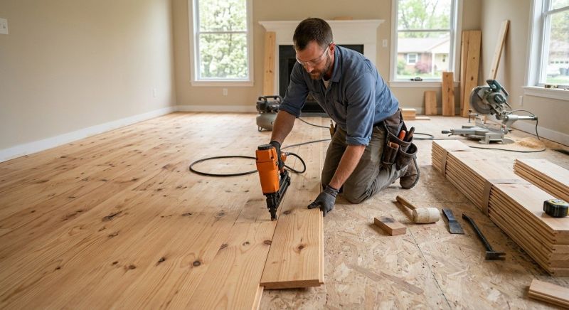 Hardwood Floor Installation in Raynham, MA