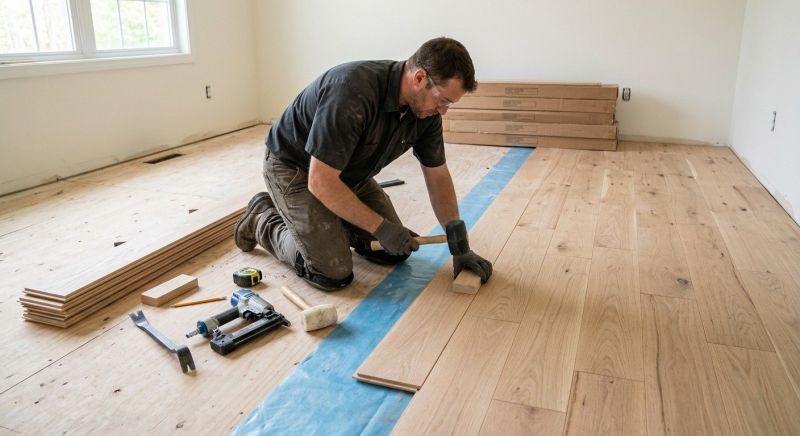 Hardwood Floor Installation in Uxbridge, MA