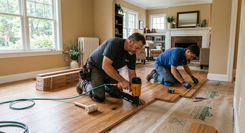 Hardwood Floor Installation in Uxbridge, MA