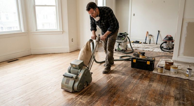 Hardwood Floor Renovation in Cranston, RI