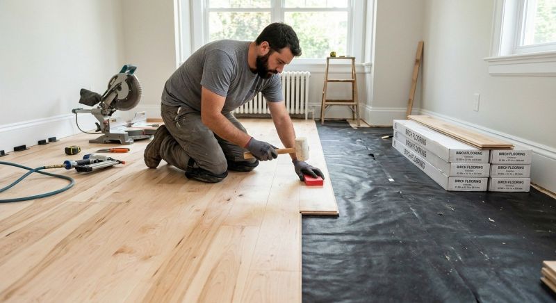 Maple Flooring Installation in Raynham, MA