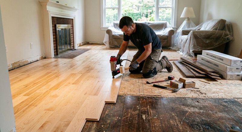 Maple Flooring Installation in Saunderstown, RI