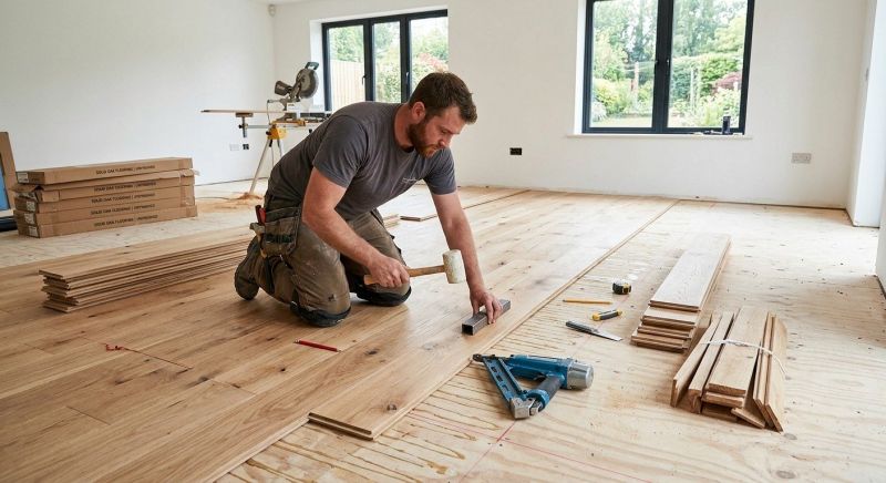 Oak Floor Installation in Attleboro Falls, MA