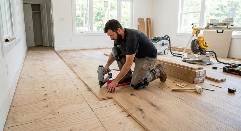 Oak Floor Installation in Putnam, CT