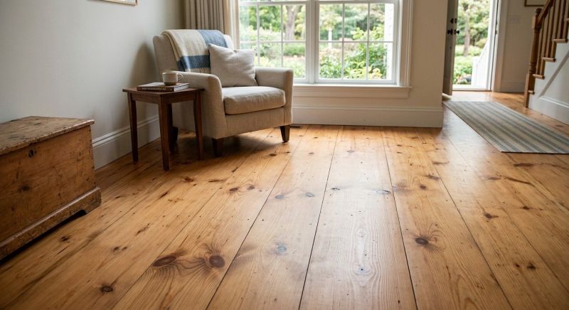Pine Floor Installation in Cranston, RI