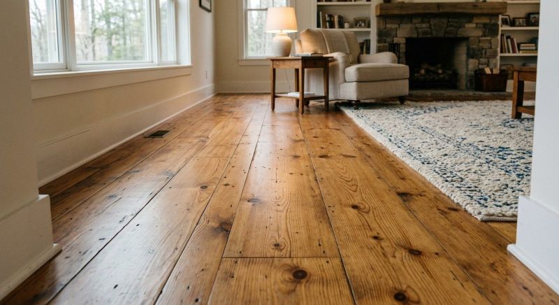 Pine Floor Installation in Cranston, RI