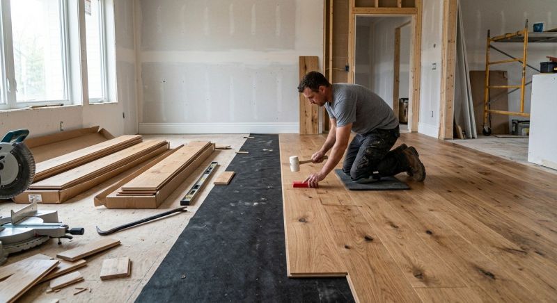Plank Floor Installation in Cranston, RI
