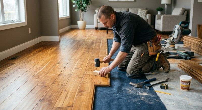 Teak Flooring Installation in Cranston, RI