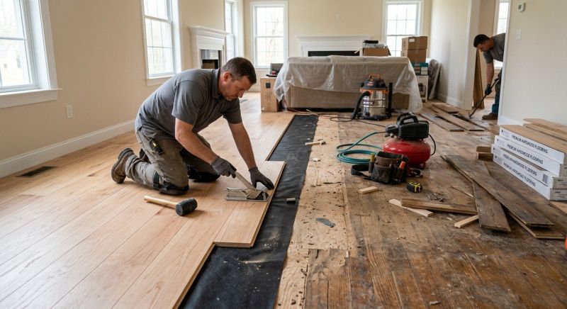 Wood Floor Replacement in Bristol County, RI