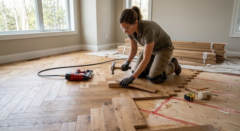 Wood Flooring Installation in East Greenwich, RI
